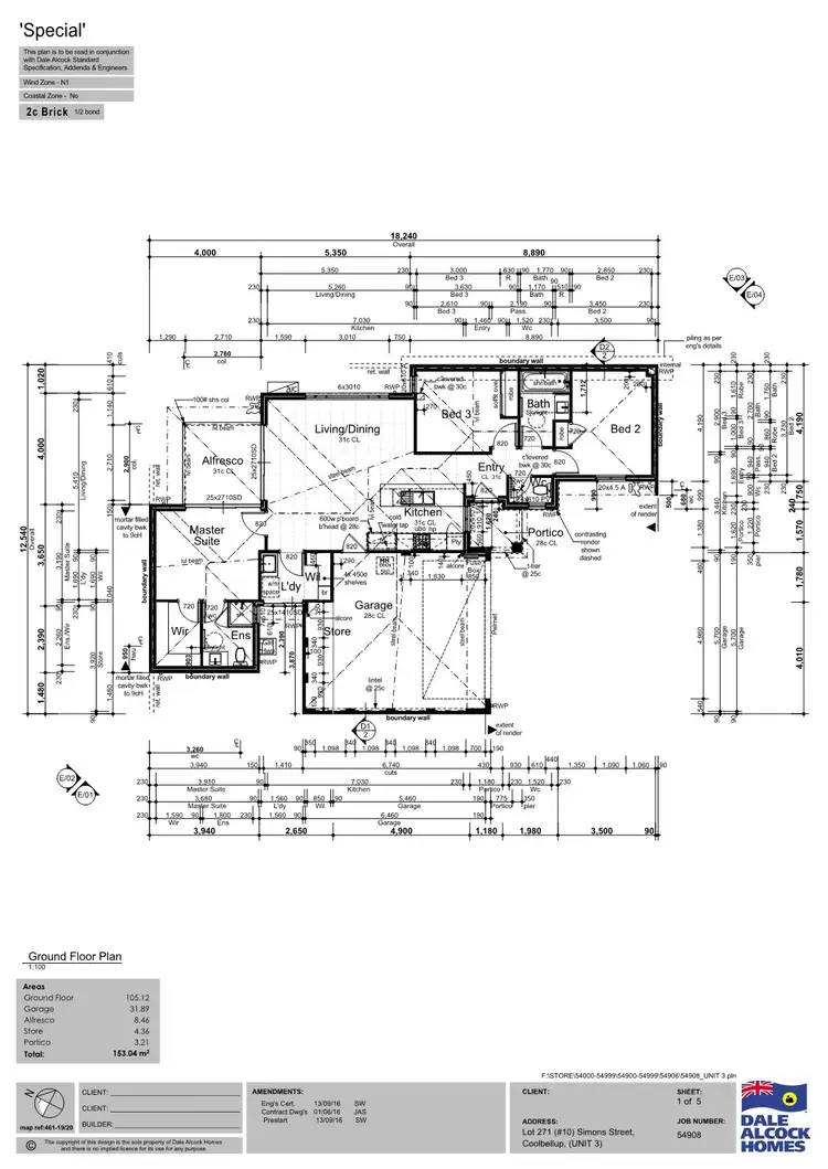 Floorplan of Homely house listing, 10C Simons Street, Coolbellup WA 6163