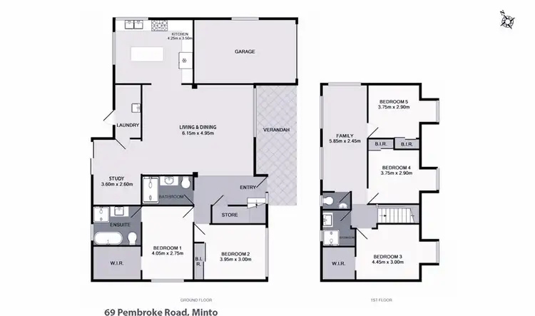 Floorplan of Homely house listing, 69 Pembroke Road, Minto NSW 2566