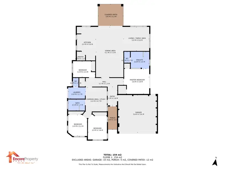 Floorplan of Homely house listing, 26 Upwey Street, Wellard WA 6170