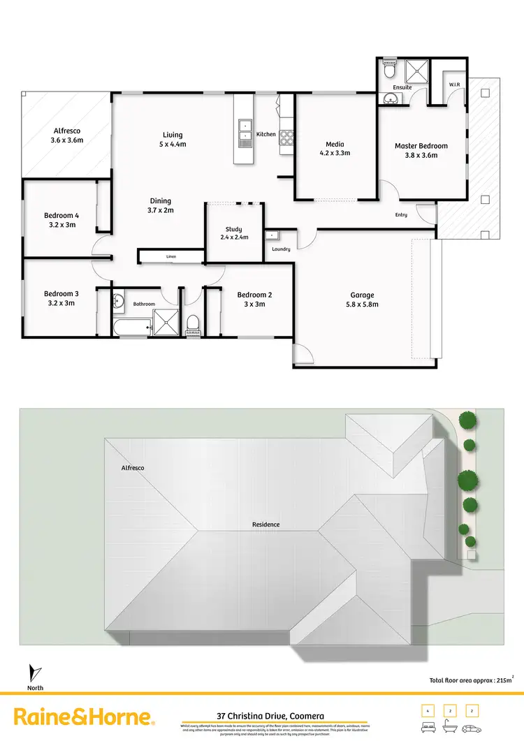 Floorplan of Homely house listing, 37 Christina Drive, Coomera Waters QLD 4209