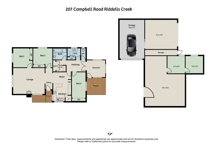 Floorplan of Homely house listing, 207 Campbell Road, Riddells Creek VIC 3431