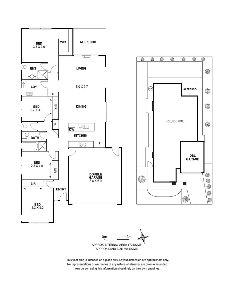 Floorplan of Homely house listing, 51 Largo Circuit, Junction Village VIC 3977