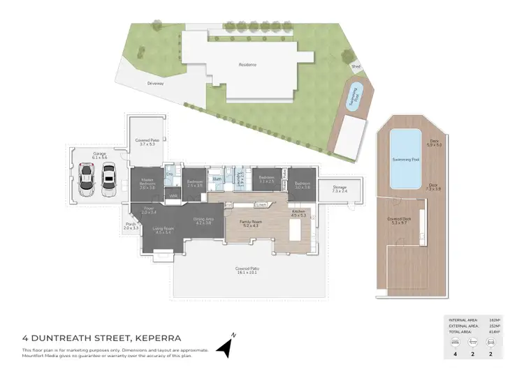 Floorplan of Homely house listing, 4 Duntreath Street, Keperra QLD 4054