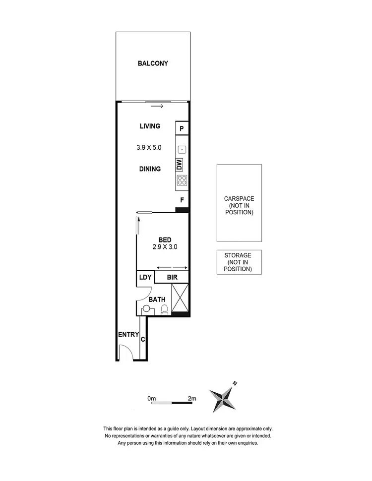 Floorplan of Homely apartment listing, 202/881 Dandenong Road, Malvern East VIC 3145