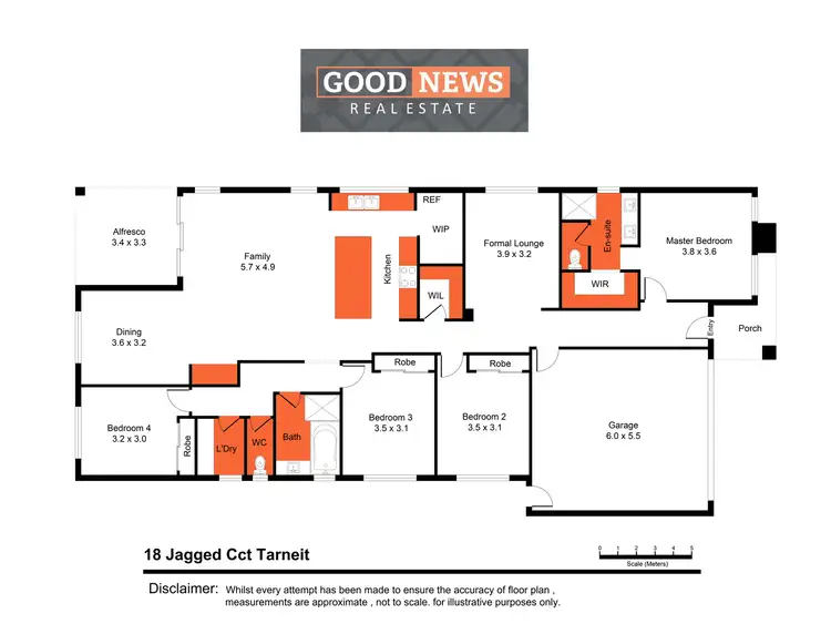 Floorplan of Homely house listing, 18 Jagged Circuit, Tarneit VIC 3029