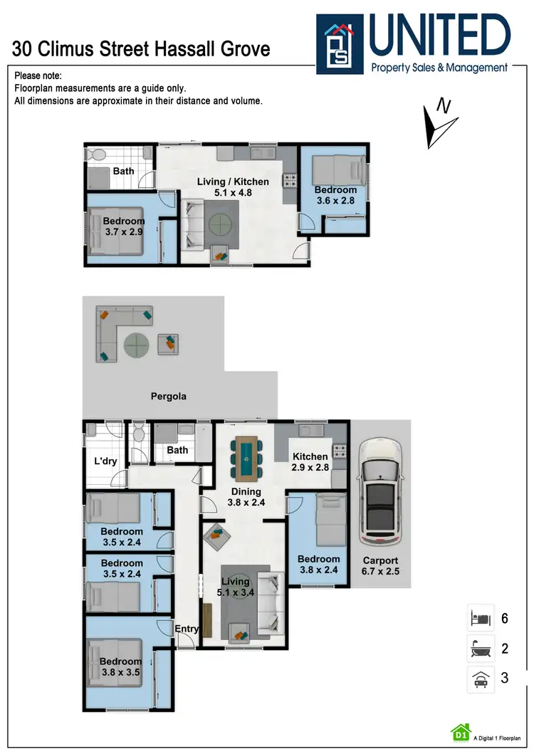 Floorplan of Homely house listing, 30 Climus Street, Hassall Grove NSW 2761