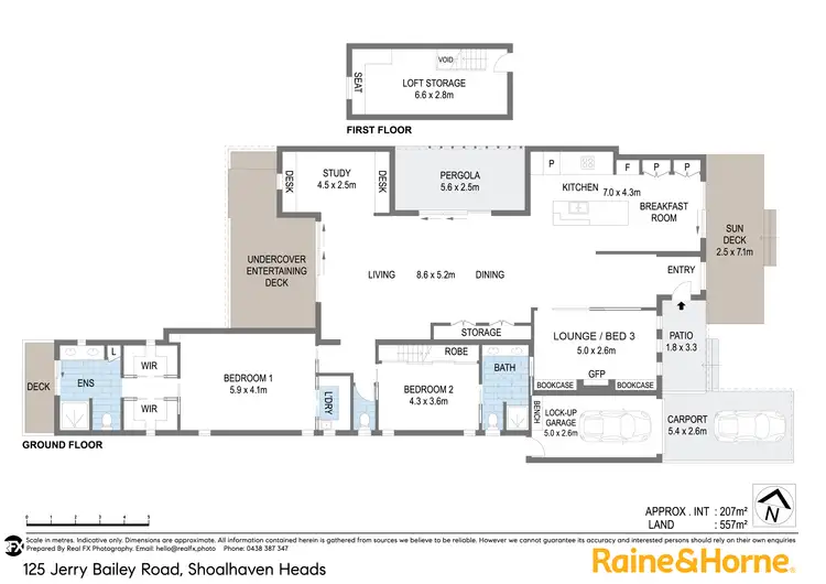 Floorplan of Homely house listing, 125 Jerry Bailey Road, Shoalhaven Heads NSW 2535