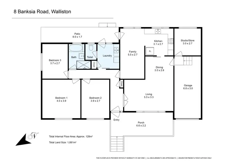 Floorplan of Homely house listing, 8 Banksia Road, Walliston WA 6076
