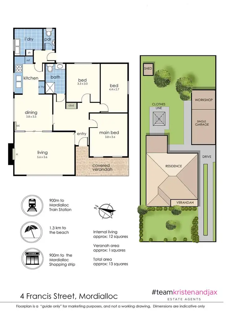 Floorplan of Homely house listing, 4 Francis Street, Mordialloc VIC 3195