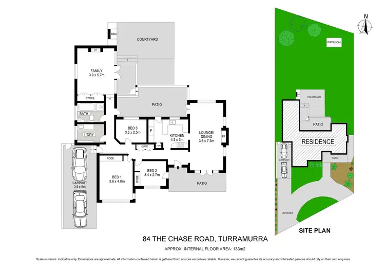 Floorplan of Homely house listing, 84 The Chase Road, Turramurra NSW 2074
