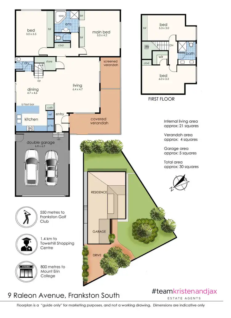 Floorplan of Homely house listing, 9 Raleon Avenue, Frankston South VIC 3199