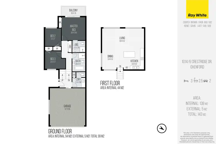 Floorplan of Homely townhouse listing, 1014/6 Crestridge Crescent, Oxenford QLD 4210