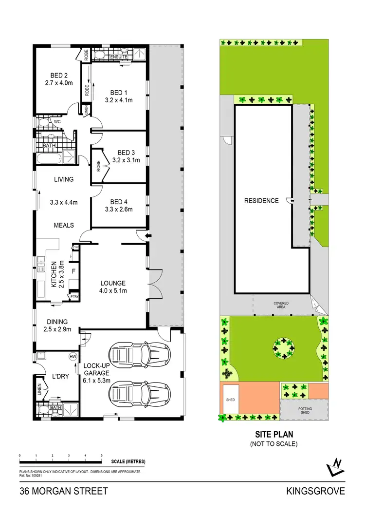 Floorplan of Homely house listing, 36 Morgan Street, Kingsgrove NSW 2208