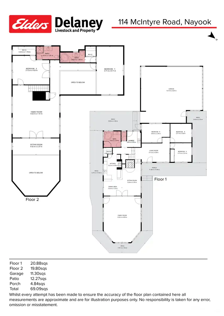 Floorplan of Homely rural property listing, 114 McIntyre Road, Nayook VIC 3832