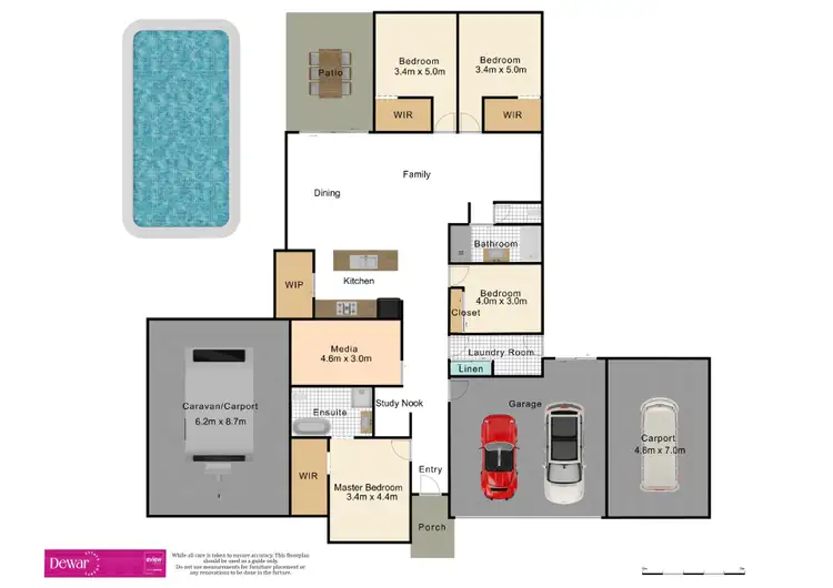 Floorplan of Homely house listing, 34 Bearberry Street, Banksia Beach QLD 4507