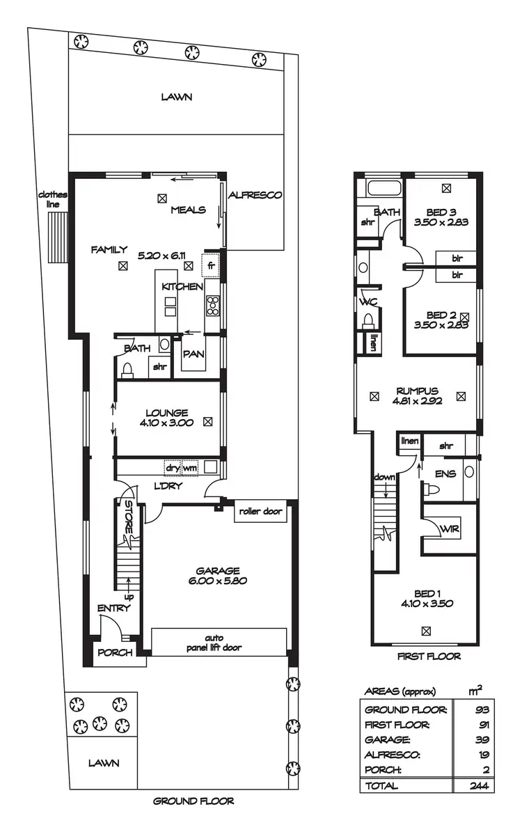 Floorplan of Homely house listing, 15A Padbury Road, Gilles Plains SA 5086