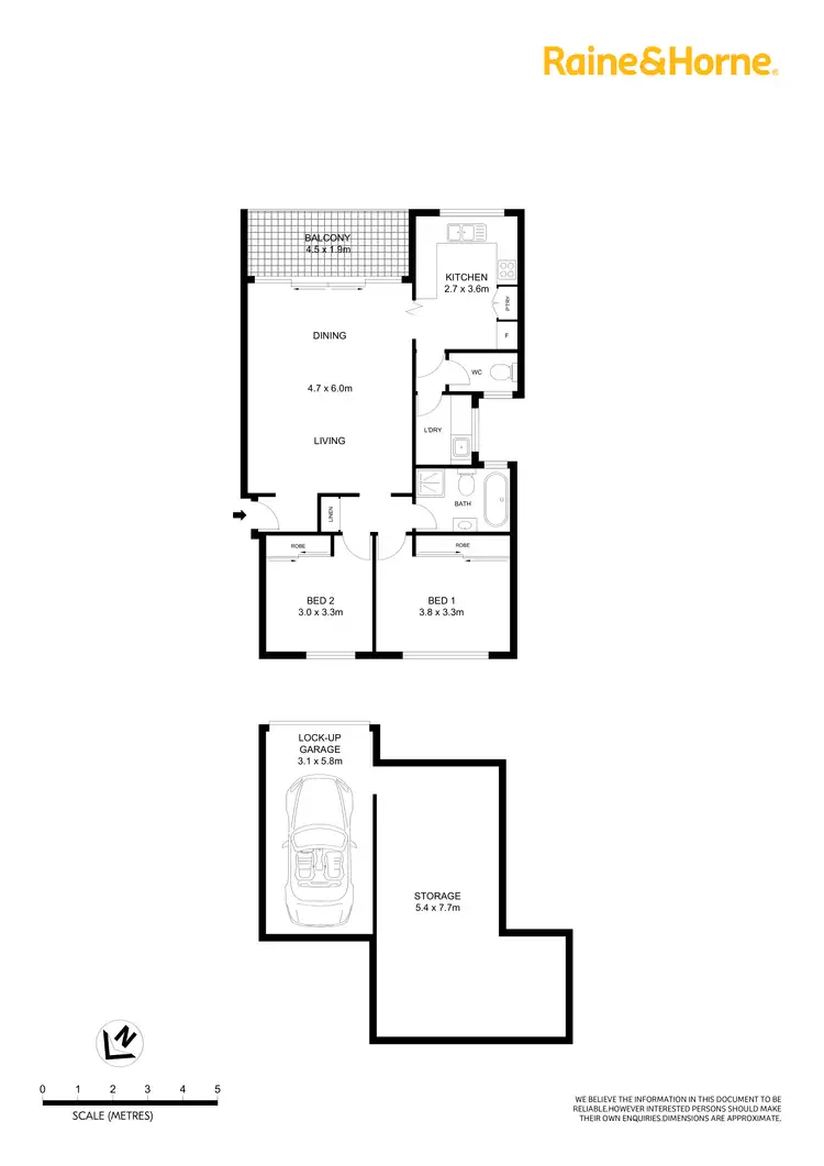 Floorplan of Homely apartment listing, 9/1 Buchanan Street, Carlton NSW 2218
