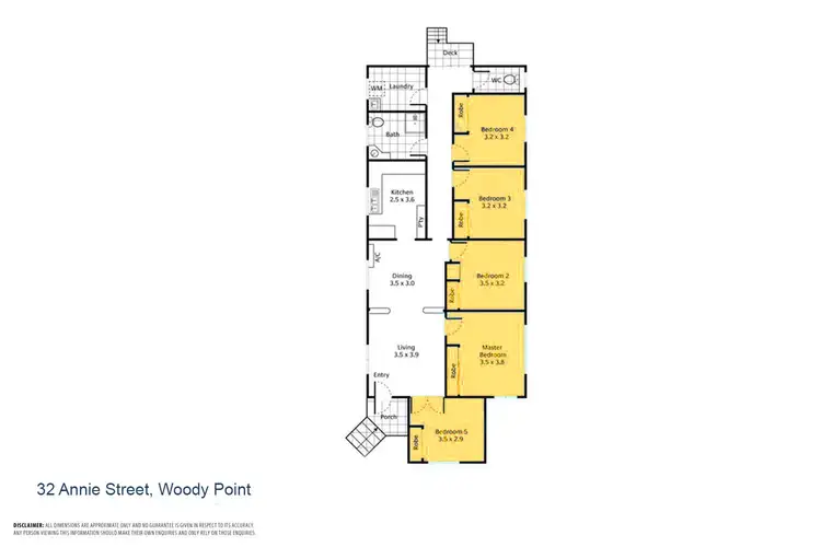 Floorplan of Homely house listing, 32 Annie Street, Woody Point QLD 4019