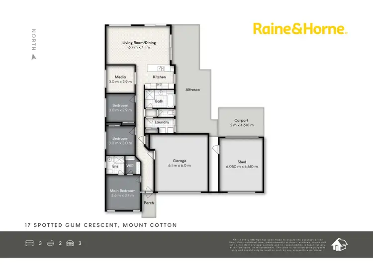 Floorplan of Homely house listing, 17 Spotted Gum Crescent, Mount Cotton QLD 4165