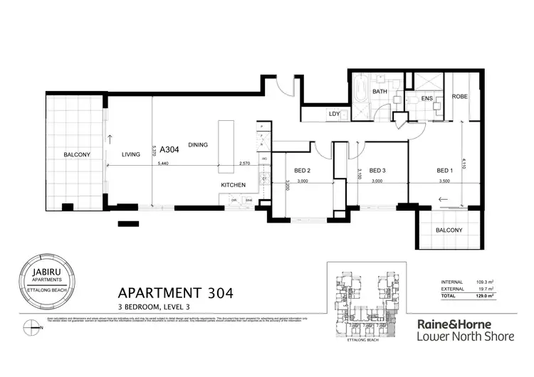 Floorplan of Homely apartment listing, 304/237 Ocean View Road, Ettalong Beach NSW 2257