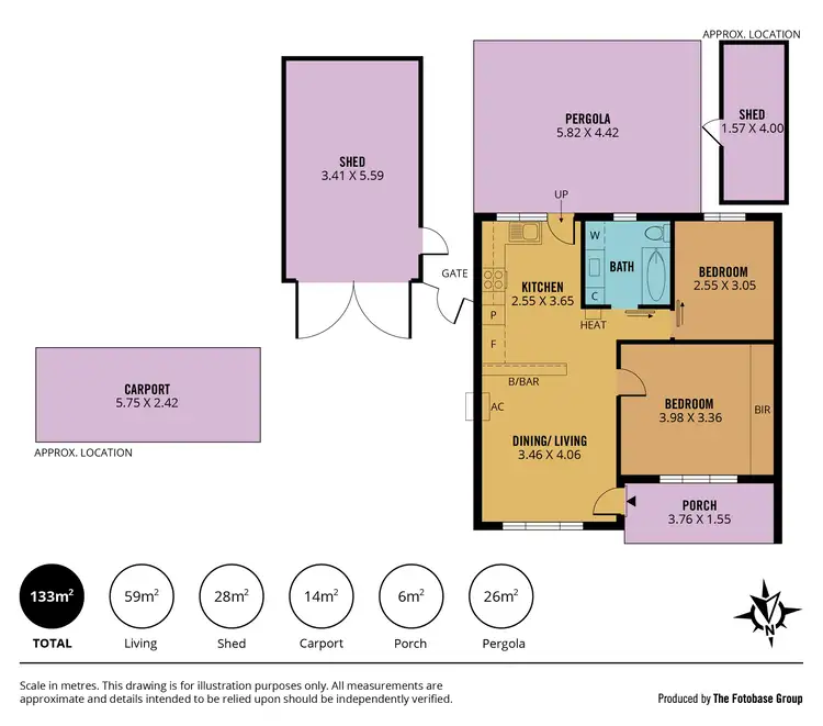 Floorplan of Homely unit listing, 4/37 Dampier Avenue, Flinders Park SA 5025