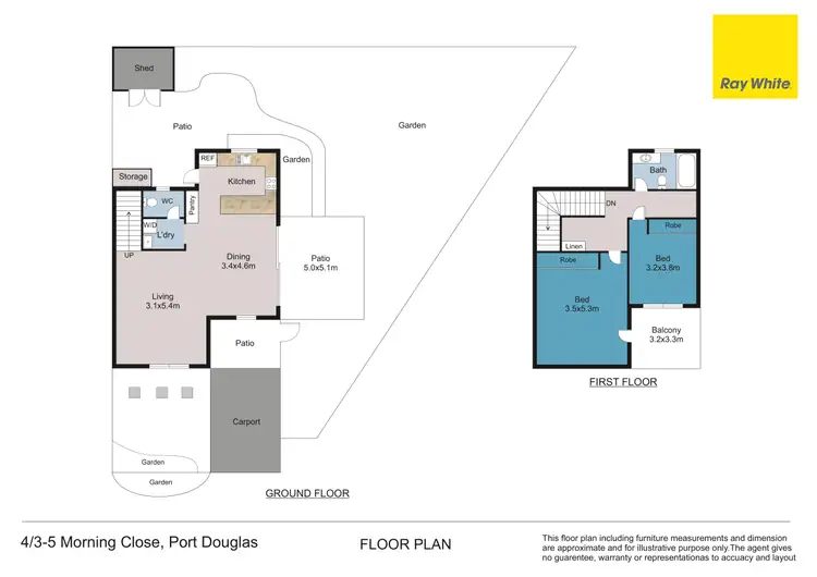 Floorplan of Homely townhouse listing, 4/3-5 Morning Close, Port Douglas QLD 4877