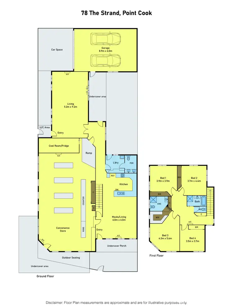 Floorplan of Homely house listing, 78 The Strand, Point Cook VIC 3030