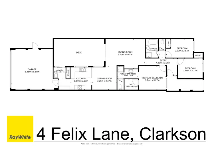 Floorplan of Homely house listing, 4 Felix Lane, Clarkson WA 6030