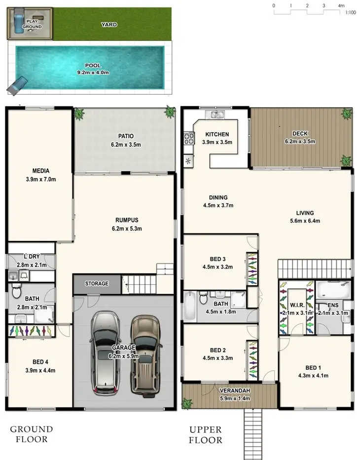 Floorplan of Homely house listing, 9 Thuruna Street, Stafford QLD 4053