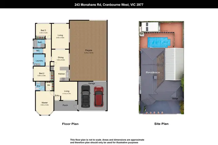 Floorplan of Homely house listing, 243 Monahans Road, Cranbourne West VIC 3977