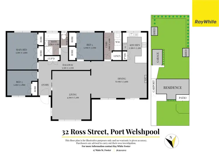 Floorplan of Homely house listing, 32 Ross St, Port Welshpool VIC 3965