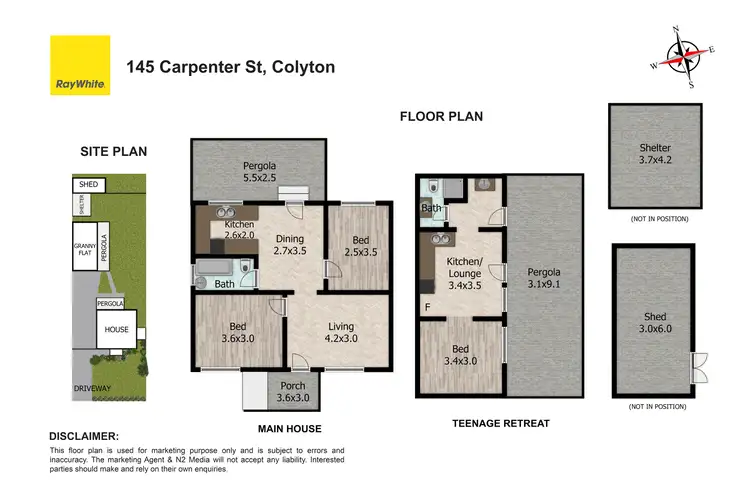 Floorplan of Homely house listing, 145 Carpenter Street, Colyton NSW 2760