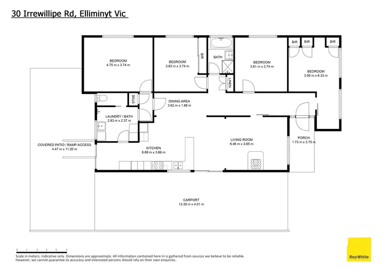 Floorplan of Homely house listing, 30 Irrewillipe Road, Elliminyt VIC 3250