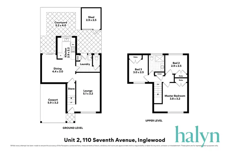 Floorplan of Homely townhouse listing, 2/110 Seventh Avenue, Maylands WA 6051