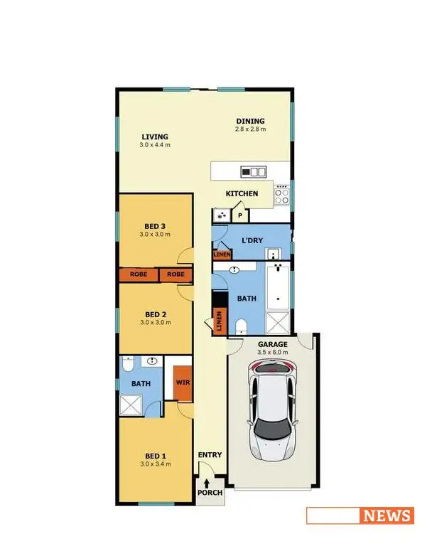 Floorplan of Homely house listing, 10 Archie Street, Tarneit VIC 3029