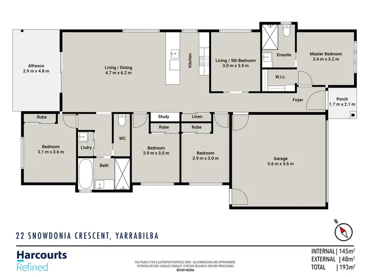 Floorplan of Homely house listing, 22 Snowdonia Crescent, Yarrabilba QLD 4207