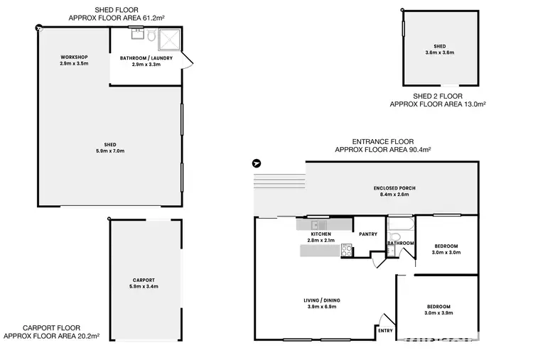 Floorplan of Homely house listing, 22 President Poincare Parade, Tanilba Bay NSW 2319