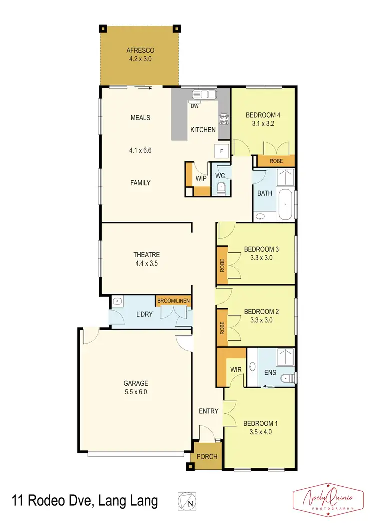 Floorplan of Homely house listing, 11 Rodeo Drive, Lang Lang VIC 3984