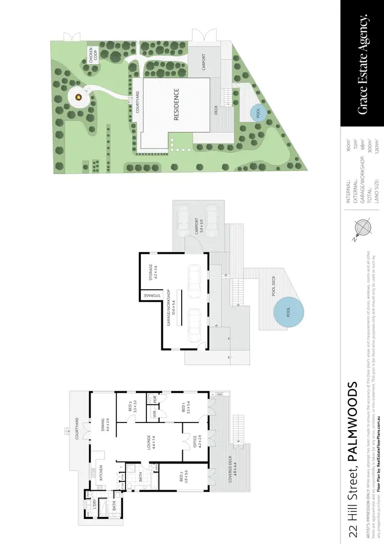 Floorplan of Homely house listing, 22 Hill Street, Palmwoods QLD 4555