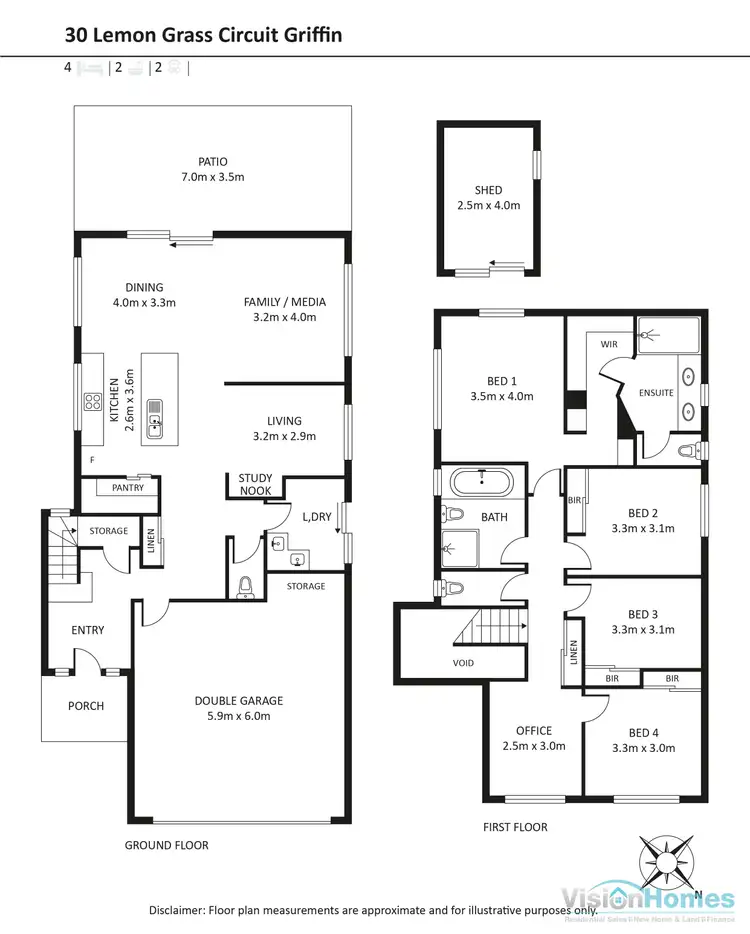 Floorplan of Homely house listing, 30 Lemongrass Circuit, Griffin QLD 4503