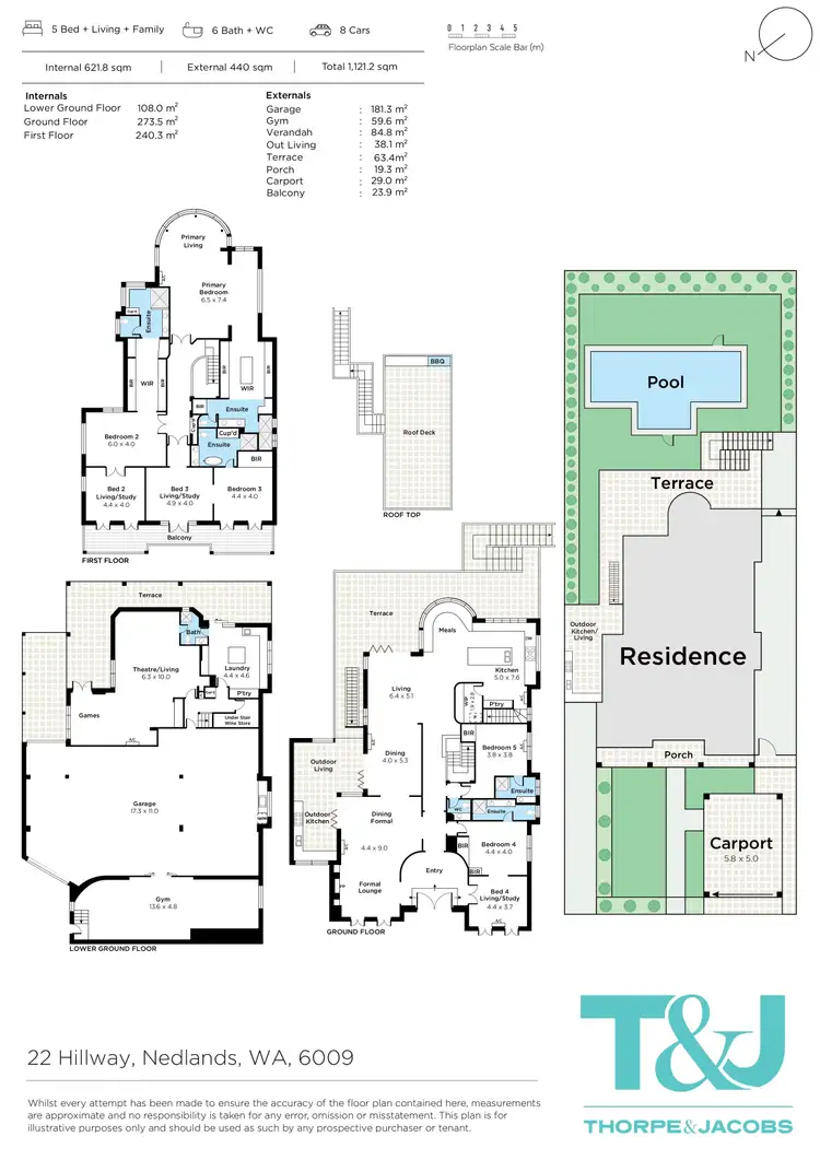Floorplan of Homely house listing, 22 Hillway, Nedlands WA 6009