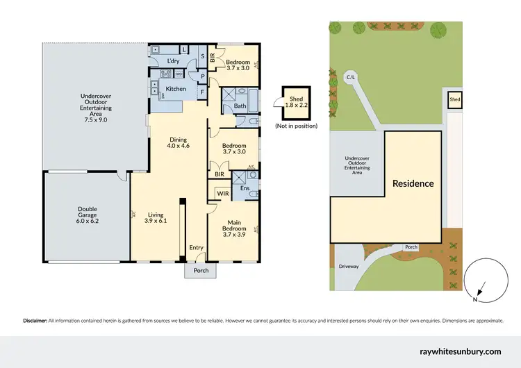 Floorplan of Homely house listing, 11 Ahmet Place, Hillside VIC 3037