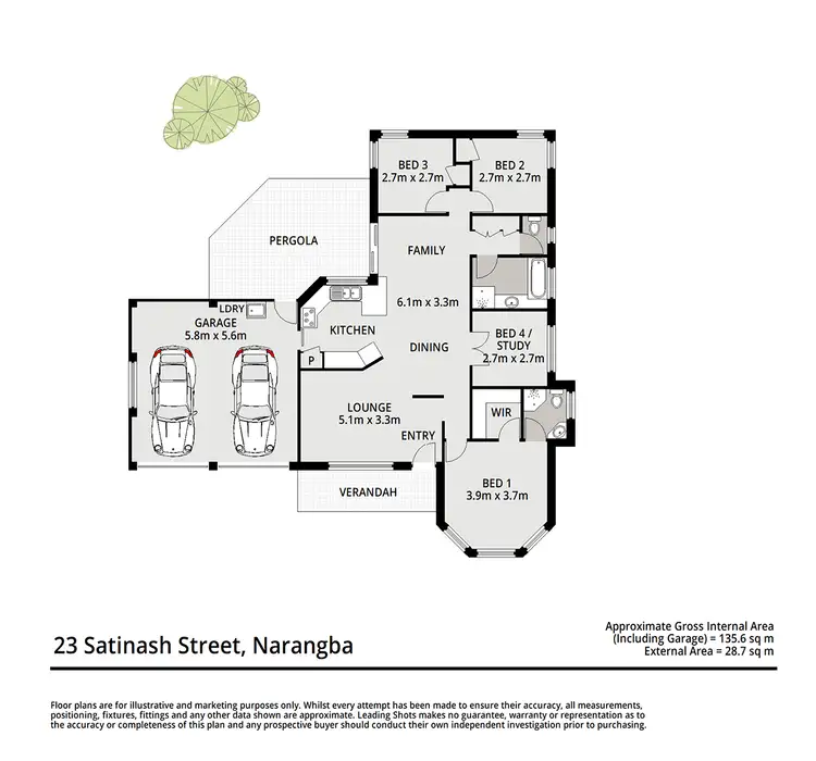 Floorplan of Homely house listing, 23 Satinash Street, Narangba QLD 4504