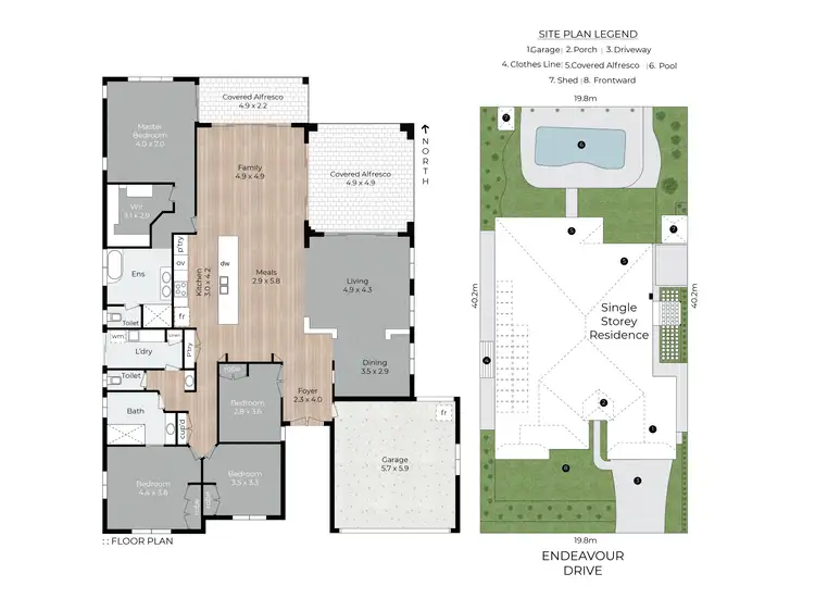 Floorplan of Homely house listing, 173 Endeavour Drive, Banksia Beach QLD 4507