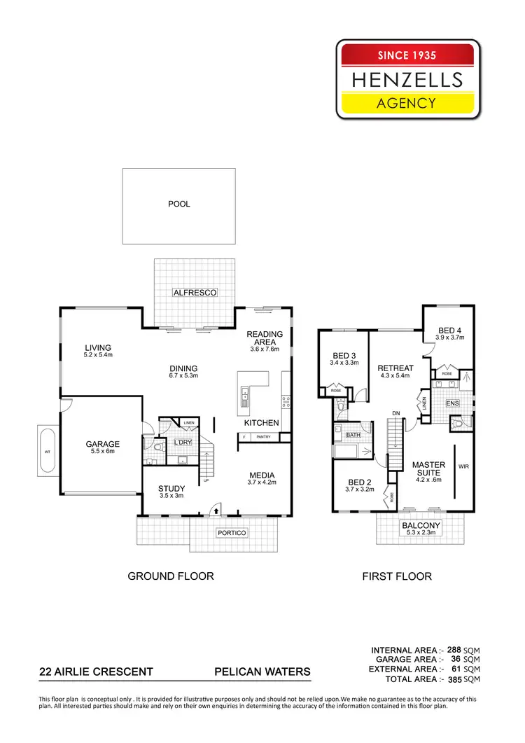 Floorplan of Homely house listing, 22 Airlie Crescent, Pelican Waters QLD 4551