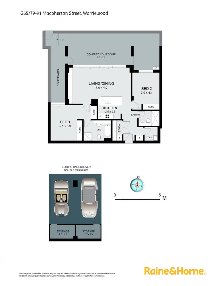 Floorplan of Homely unit listing, 65/79-91 Macpherson Street, Warriewood NSW 2102