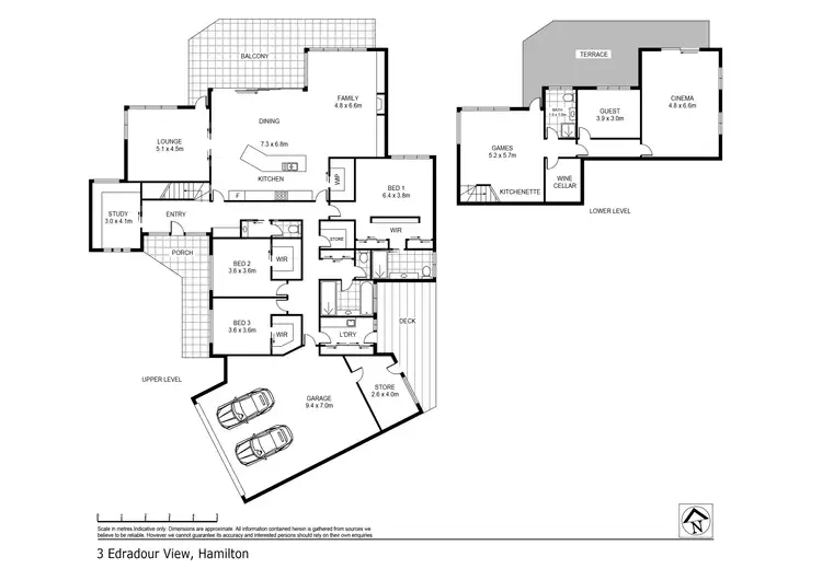 Floorplan of Homely house listing, 3 Edradour View, Hamilton VIC 3300