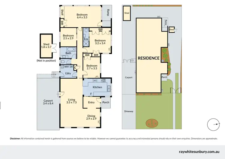 Floorplan of Homely unit listing, 2B Worcester Road, Gisborne VIC 3437
