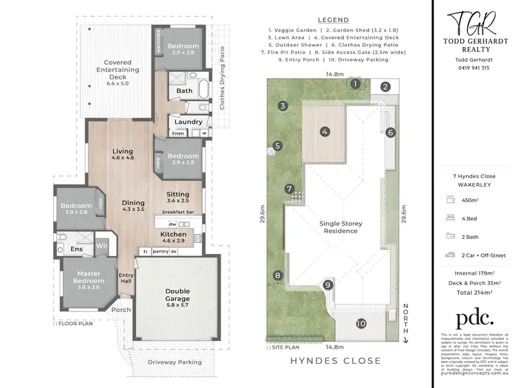 Floorplan of Homely house listing, 7 Hyndes Close, Wakerley QLD 4154