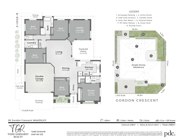Floorplan of Homely house listing, 95 Gordon Crescent, Wakerley QLD 4154